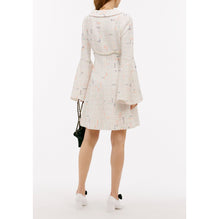 Fantasy Glittered Tweed Dress - Wh/Ora/Grn/Blu/Pin