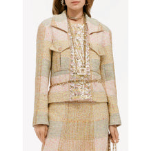 Iri Glittered Tweed Jacket - Goldn/Silvr/Whi/Pin/Grn