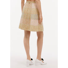 Iri Glittered Tweed Skirt - Goldn/Silvr/Whi/Pin/Grn