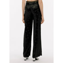 Devore Satin Pants - Black
