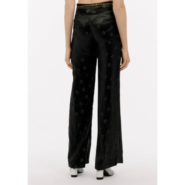 Devore Satin Pants - Black