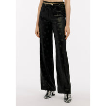 Devore Satin Pants - Black