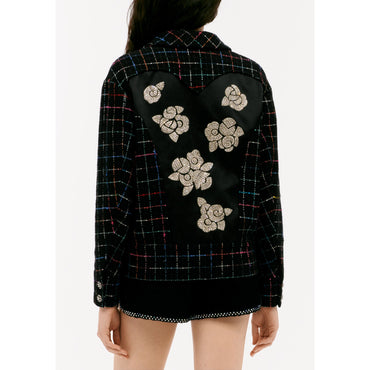 Fantasy Cotton Tweed Blouson - Bck/Pi/Wh/Grn/Blu