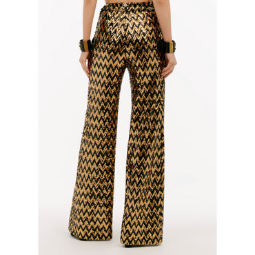 Tulle/Sequins Pants - Gold/Aged Gold/Black