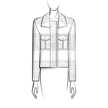 Iri Glittered Tweed Jacket - Goldn/Silvr/Whi/Pin/Grn