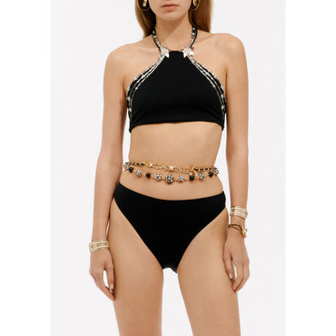 Stretch Jersey Swimming Trunk - Black