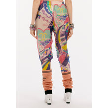 Printed Silk Muslin Pants - Pink/Green/Navy/Ecru/Yel