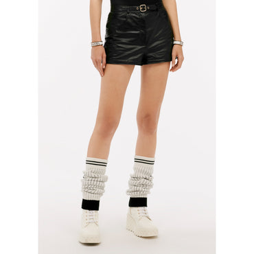 Calfskin Shorts - Black