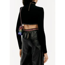 Stretch Crepe Top - Black