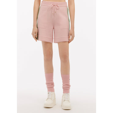 Cashmere 2Ply Shorts - Pink/ Green