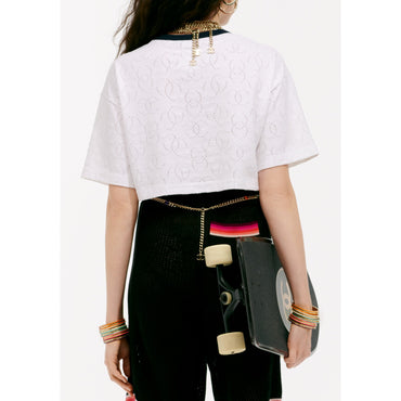 Cotton Tee-Shirt - White/Multicolor