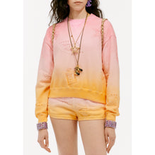 Cotton Sweatshirt - Pink/Orange