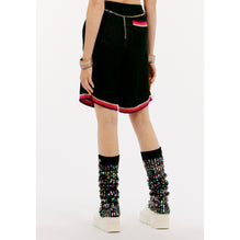 Cashmere Shorts - Black/Multicolor