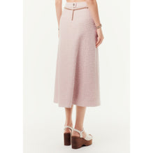 Iridescent Fantasy Tweed Skirt - Pink/Lht Pink/Ecr