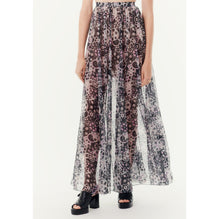 Printed Muslin Skirt - Bck/Ecru/Pin/Lht Orange
