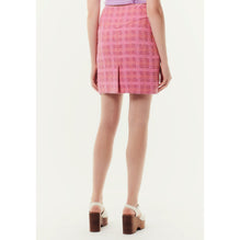 Cotton Fantasy Tweed Skirt - Pink/ Pink
