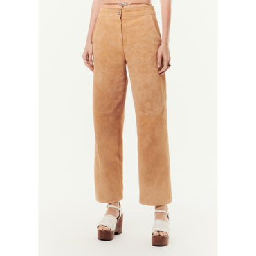 Calfskin Pants - Beige