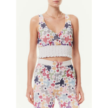 Fantasy Guipure Top - Wh/Na/Pi/Lt Bl/Mu