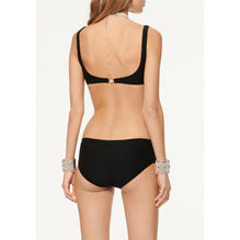 Stretch Jersey Swimming Top - Black