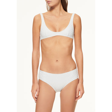 Stretch Jersey Swimming Trunk - White