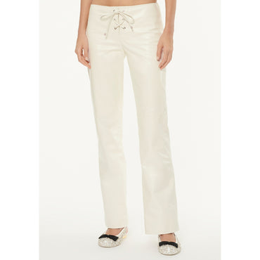 Calfskin Pants - White