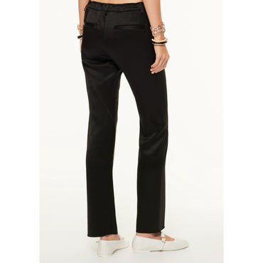 Double Satin Pants - Black