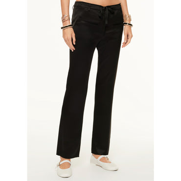 Double Satin Pants - Black