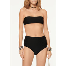 Stretch Jersey Swimming Top - Black