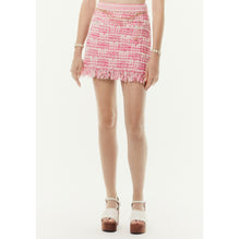 Cotton/Polyami Skirt - Pink/Ecru