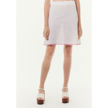 Cotton Skirt - White/Pink