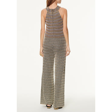 Viscose Jump Suit - Golden/Silvery/Pink/Black