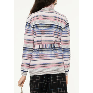 Cotton/Polyamide Cardigan - Pink/Multicolor