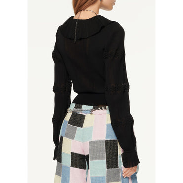 Cotton/Polymide Blouse - Black