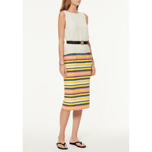 Silk Seersucker/Cot Terry Dress - Multicolor