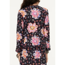 Printed Neoprene Jacket - Bck/Pi/Ora/Blu/Re