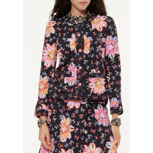 Printed Neoprene Jacket - Bck/Pi/Ora/Blu/Re