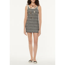 Pearly Iri Cotton Tweed Dress - Bck/Whi/Pin/Yel/Blu