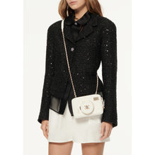 Glittered Tweed Jacket - Black