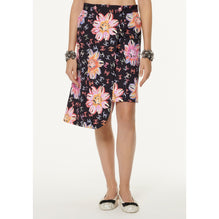 Printed Neoprene Skirt - Bck/Pi/Ora/Blu/Re