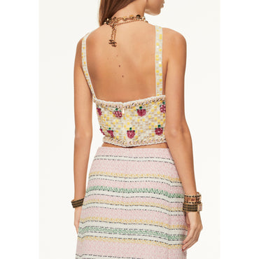 Embr Silk Tulle Top - Multicolor