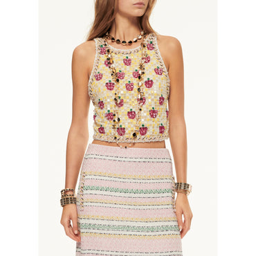 Embr Silk Tulle Top - Multicolor