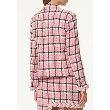 Fantasy Tweed Jacket - Pin/Navy/Whi/Pink