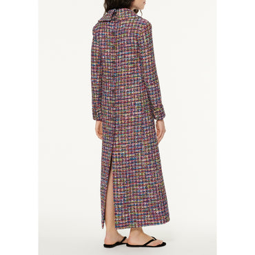 Glittered Fantasy Tweed Dress - Pu/Na/Pi/Or/L Grn