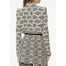Figured Cotton Jersey Jacket - White/Black
