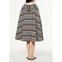Fantasy Tweed Cape - Blue/Green/Red/Yel/Black