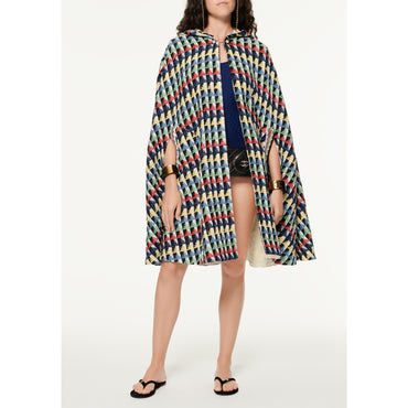 Fantasy Tweed Cape - Blue/Green/Red/Yel/Black