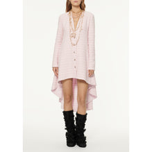 Fantasy Cotton Tweed Dress - Pink