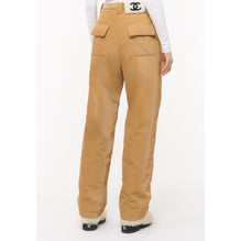 Coated Canvas Pants - Beige