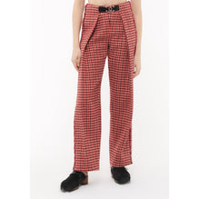 Wool Tweed Pants - Red/Bei/Brown/Whi