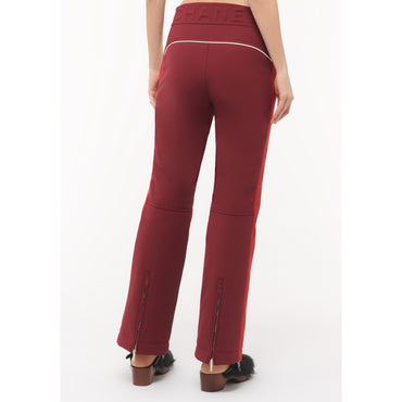 Stretch Jersey Pants - Burgundy/Red/White